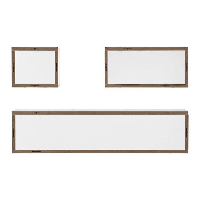 Wade Logan® Bayala 3 Piece Cube Wall Shelf Set Wayfair